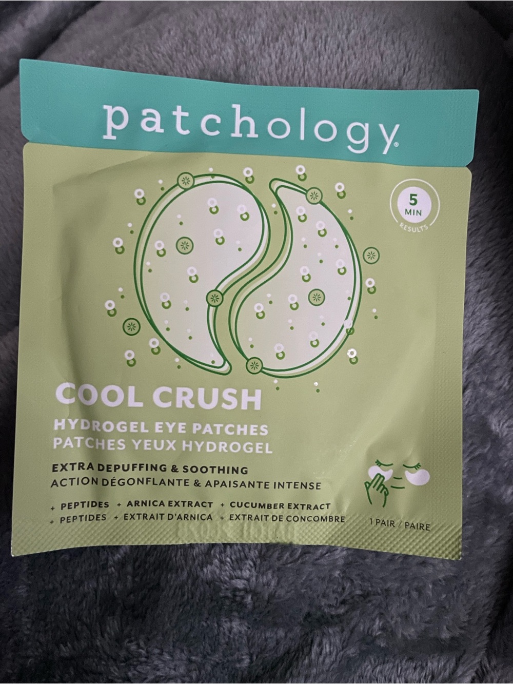 Patchology Cool Crush Hydrogel Eye Patches - NEW